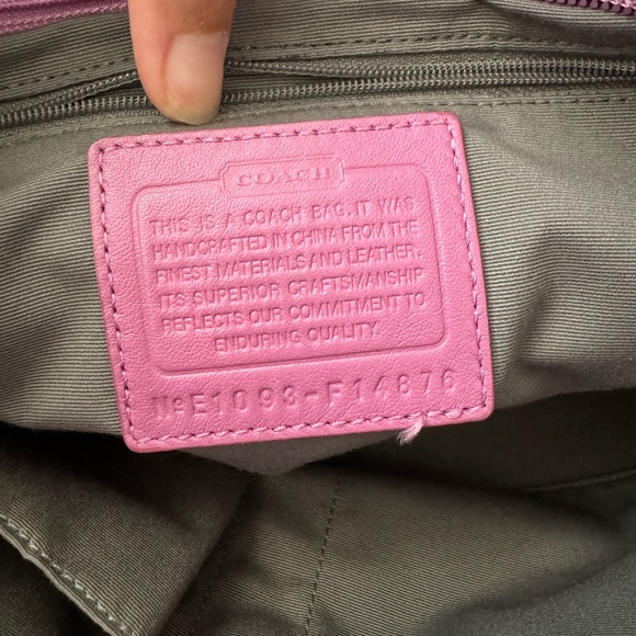 Coach Canvas Handbag - Picture 9 of 11